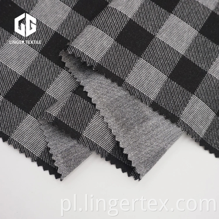 Sprawdź projekt Klasyczna żakardowa tkanina bawełniana Interlock dla mody